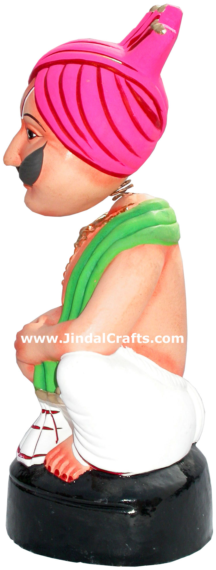 Dancing Doll Clay Made Colourful Traditional India Arts