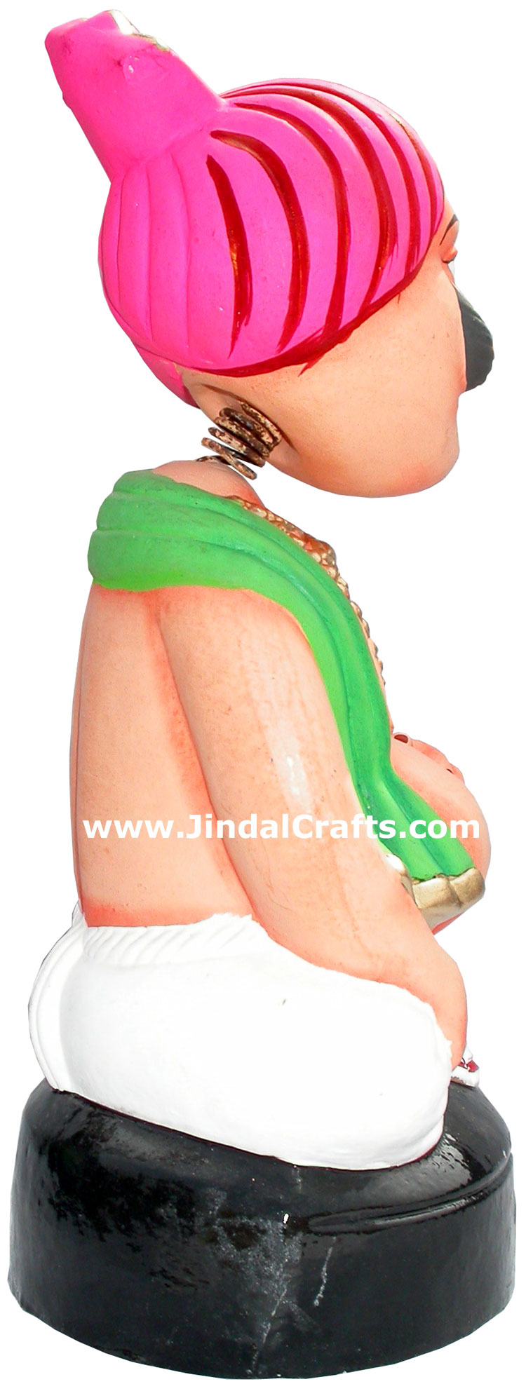 Dancing Doll Clay Made Colourful Traditional India Arts