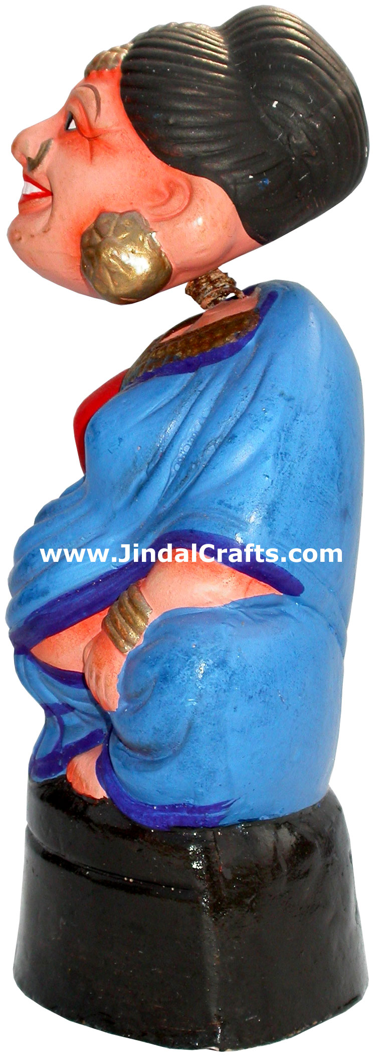 Dancing Doll Clay Made Colourful Traditional India Arts