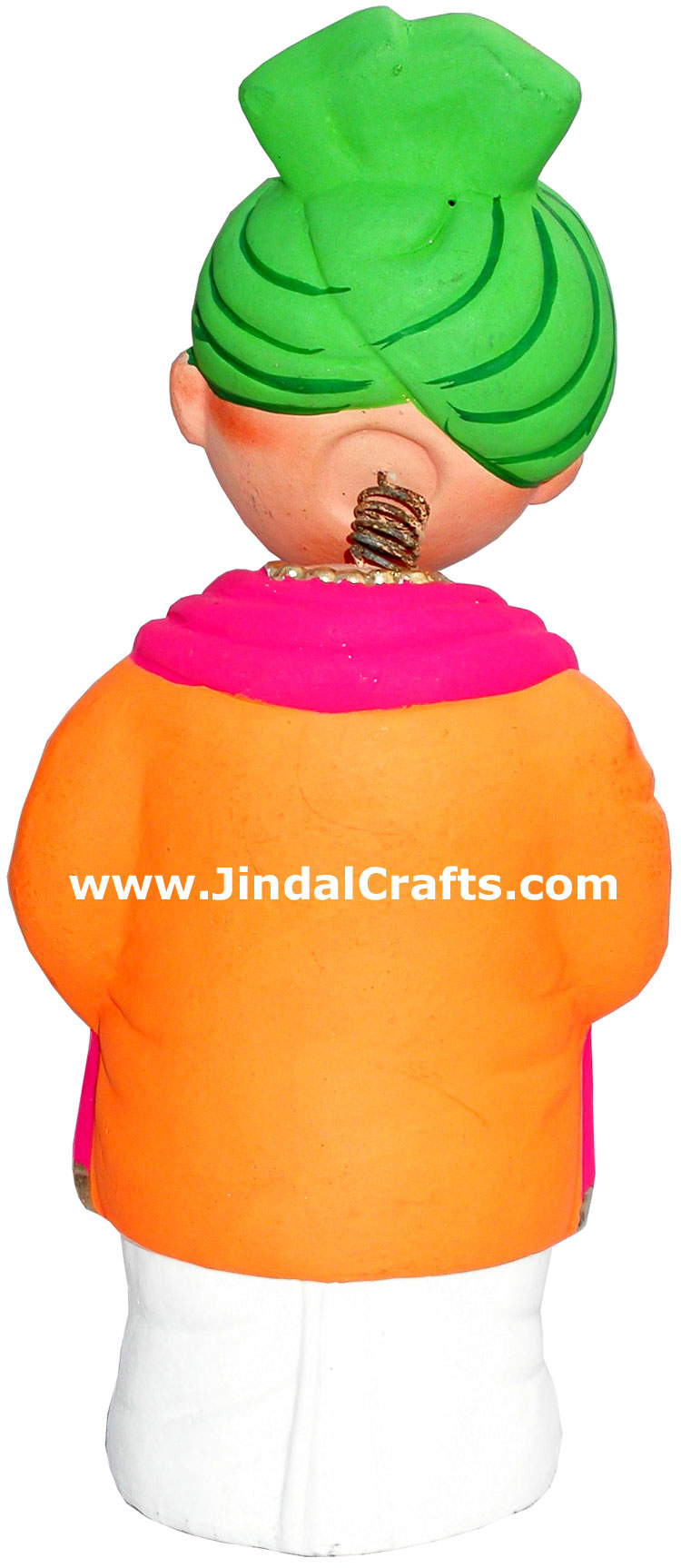 Dancing Doll Clay Made Colourful Traditional India Arts