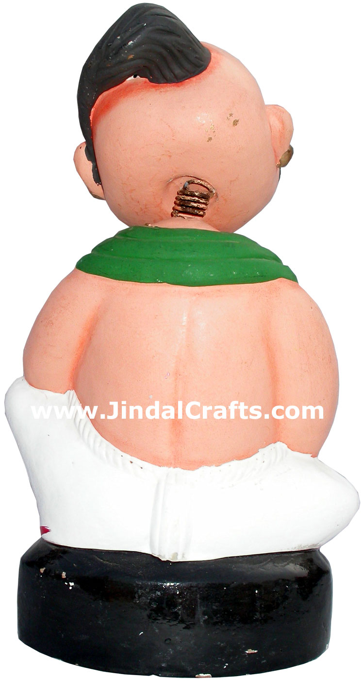 Dancing Doll Clay Made Colourful Traditional India Arts