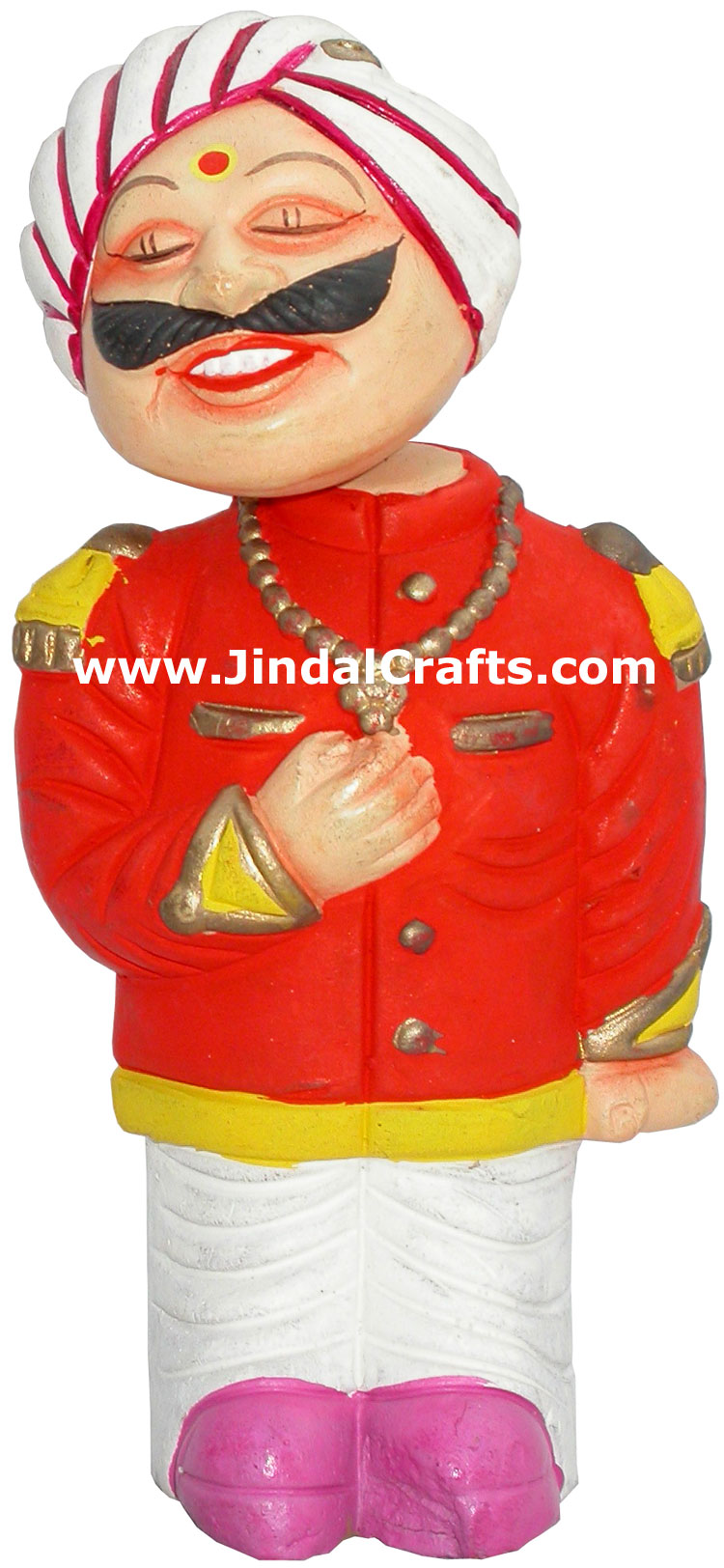 Dancing Doll Clay Made Colourful Traditional India Arts