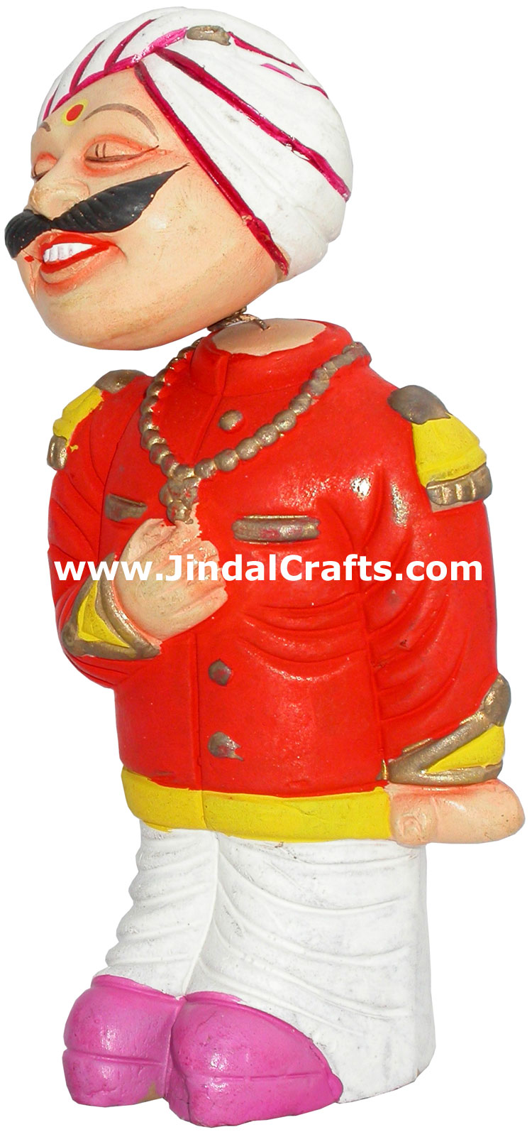 Dancing Doll Clay Made Colourful Traditional India Arts