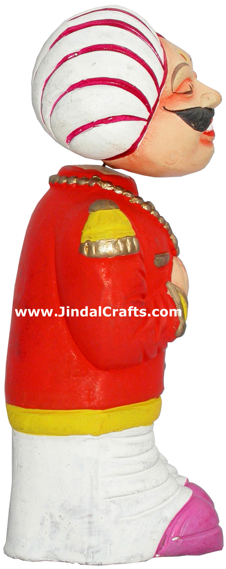 Dancing Doll Clay Made Colourful Traditional India Arts