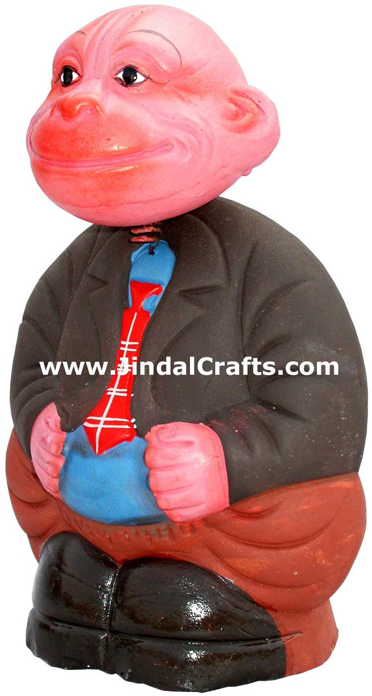 Dancing Doll Clay Made Colourful Traditional India Arts
