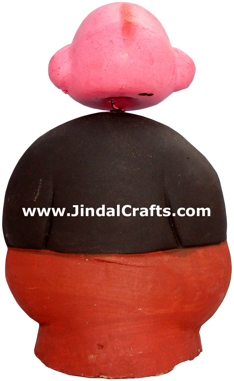 Dancing Doll Clay Made Colourful Traditional India Arts