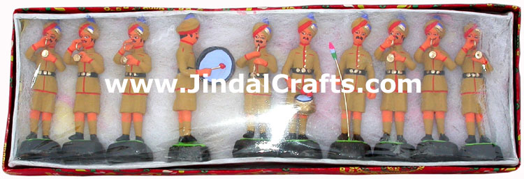 Band Set of India Dolls Handmade Unique Rare Figures India Handicraft Home Decor
