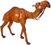 Camel - Handmade Stuffed Leather Animals Toys India Art