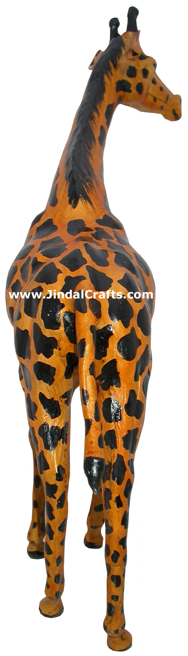 Giraffe Handmade Stuffed Leather Animals Toys India Art
