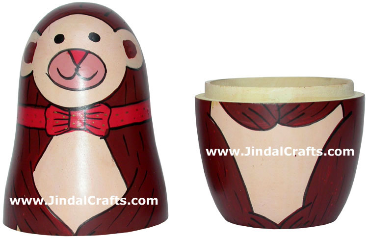 Nested Dolls - Handmade Wooden India Dolls Art