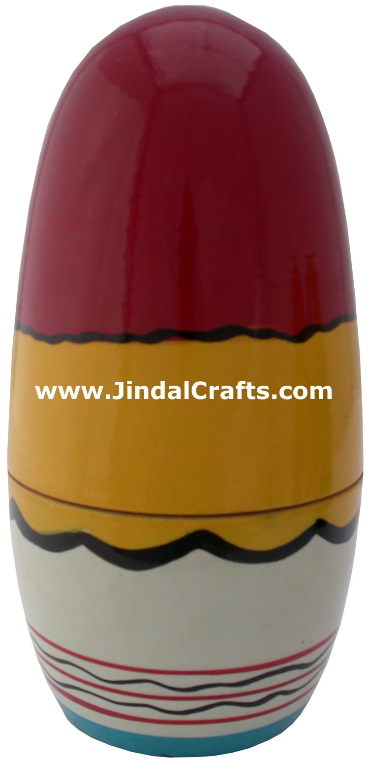 Nested Dolls - Handmade Wooden India Dolls Art