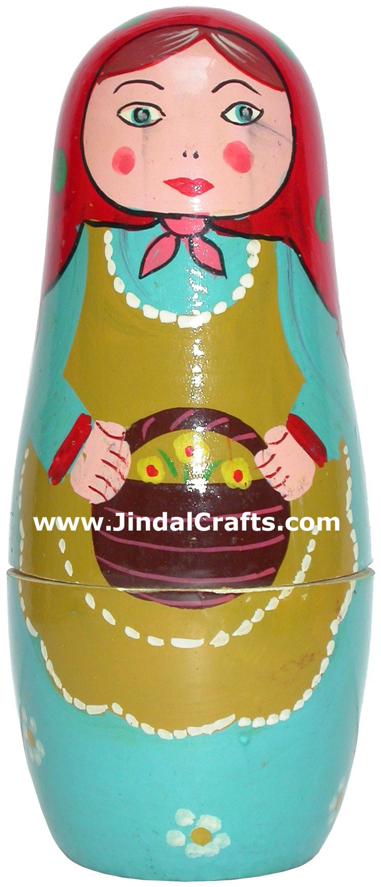 Nested Dolls - Handmade Wooden India Dolls Art