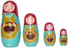 Nested Dolls - Handmade Wooden India Dolls Art