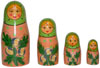 Nested Dolls - Handmade Wooden India Dolls Art