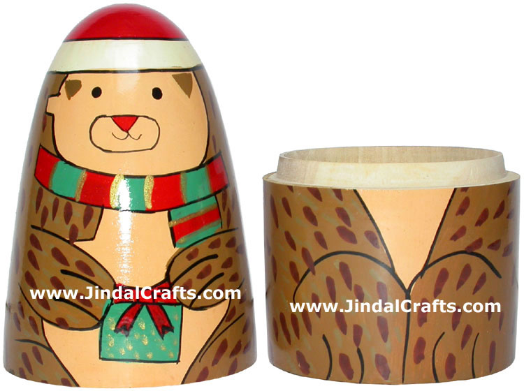 Nested Dolls - Handmade Wooden India Dolls Art