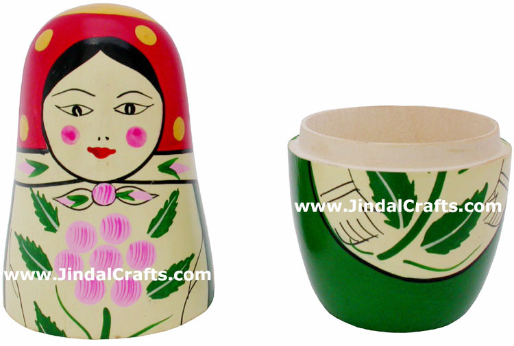 Nested Dolls - Handmade Wooden India Dolls Art