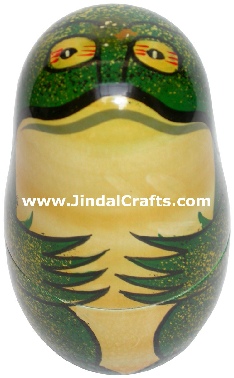 Nested Dolls - Handmade Wooden India Dolls Art