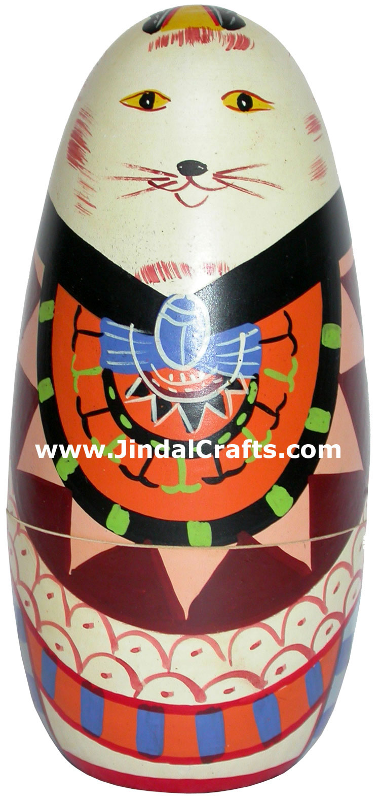 Nested Dolls - Handmade Wooden India Dolls Art