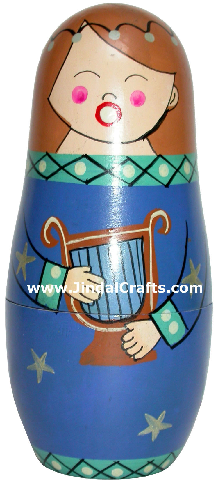 Nested Dolls - Handmade Wooden India Dolls Art