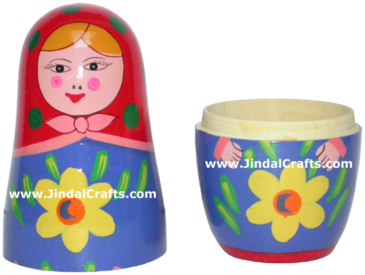Russian Dolls - Handmade Wooden Stacking Dolls