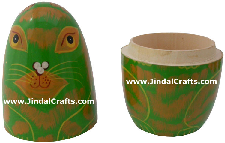 Nested Dolls - Handmade Wooden India Dolls Art