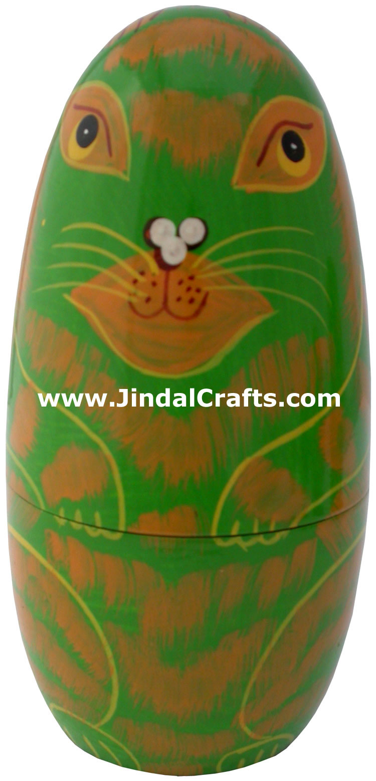Nested Dolls - Handmade Wooden India Dolls Art