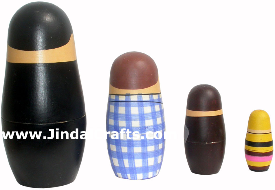 Nested Dolls Set Indian Art Craft Handicraft Traditional Figure