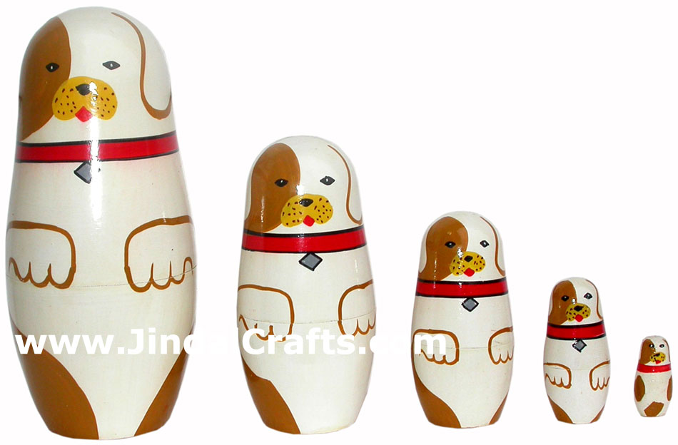 Nested Dolls Set Indian Art Craft Handicraft Traditional Figure
