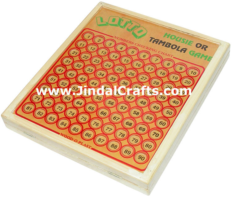 Folding Chess Hoisue Tambola - Handmade Wooden Game