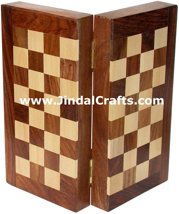 Folding Chess Box - Handmade Wooden Game