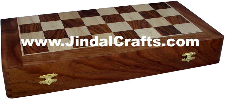 Handmade Wooden Indian Chess Board Set India Handicrafts Arts Crafts Sheesham