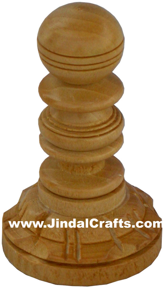 Handcrafted Wooden Indian Chess Figures India Handicrafts Art Crafts