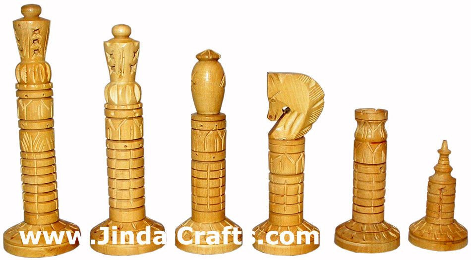 Chess Figures Indian Art Craft Handicraft Traditional Figure