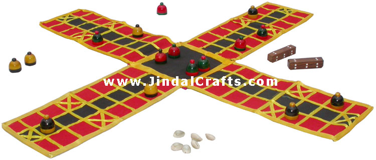 Pachisi Chaupar Chopad Parcheese Ludo Twenty Five Chausar Cowrie Shells Game