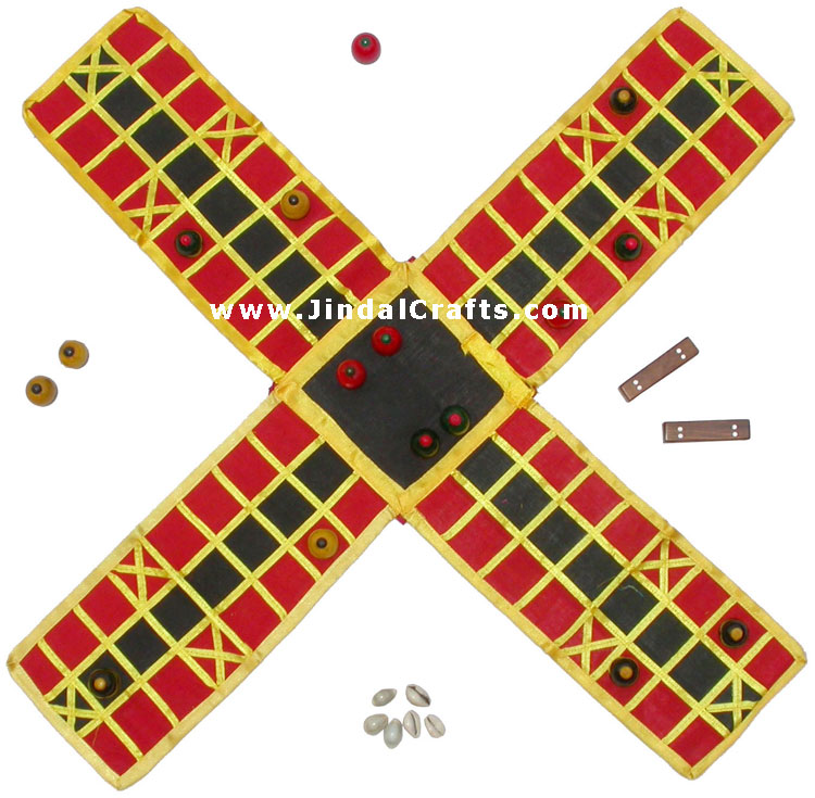 Pachisi Chaupar Chopad Parcheese Ludo Twenty Five Chausar Cowrie Shells Game