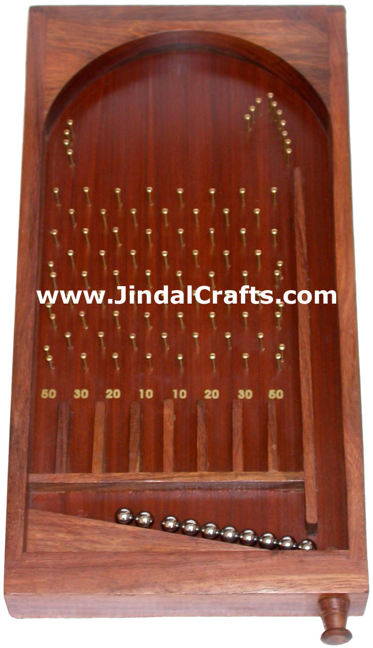 Wood Bagatelle - Handmade Wooden Traditional Game