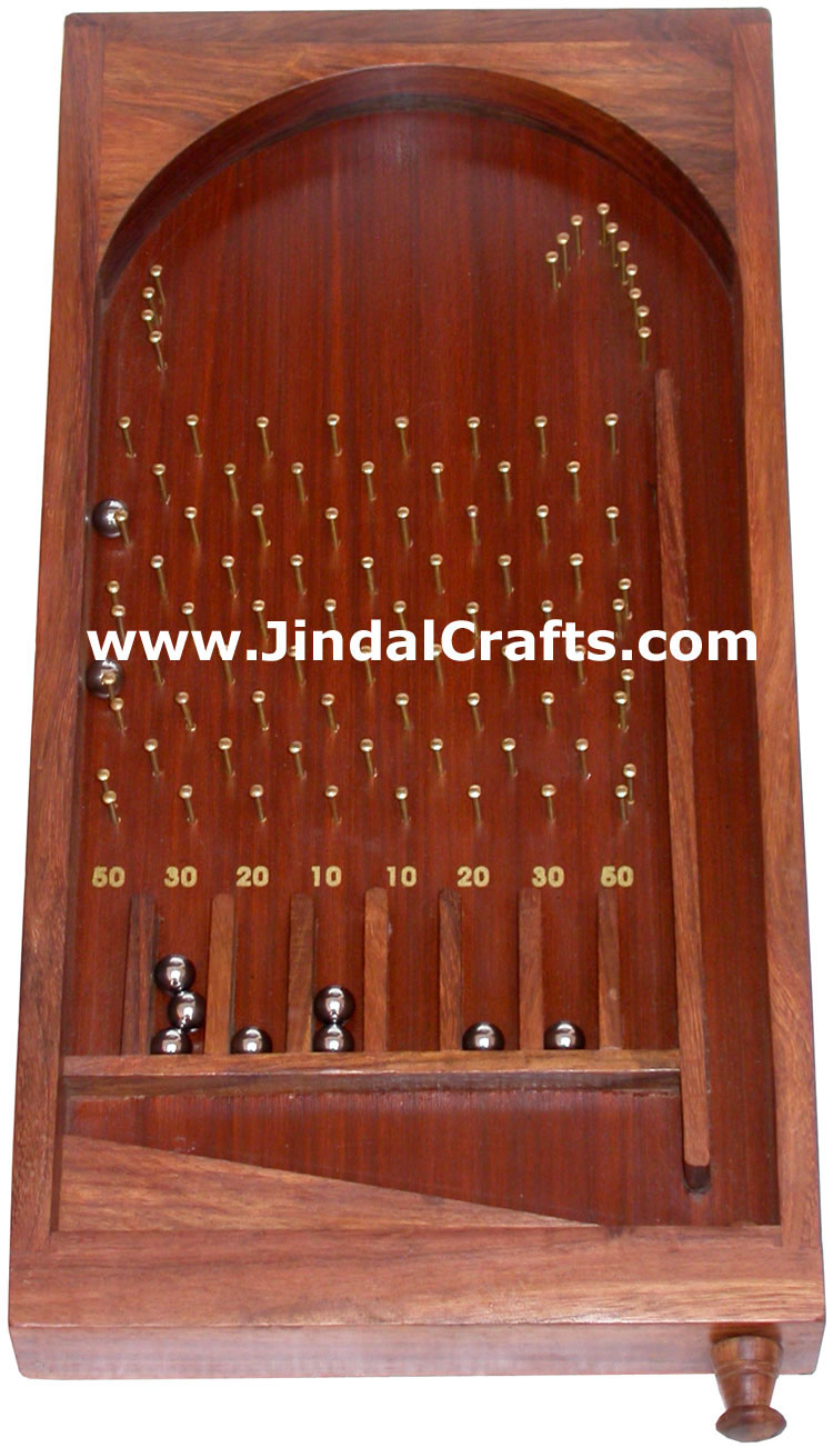 Wood Bagatelle - Handmade Wooden Traditional Game