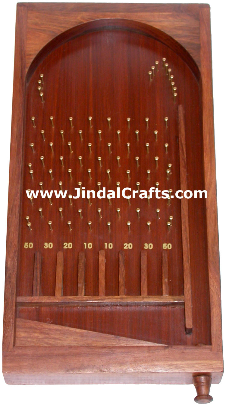 Wood Bagatelle - Handmade Wooden Traditional Game