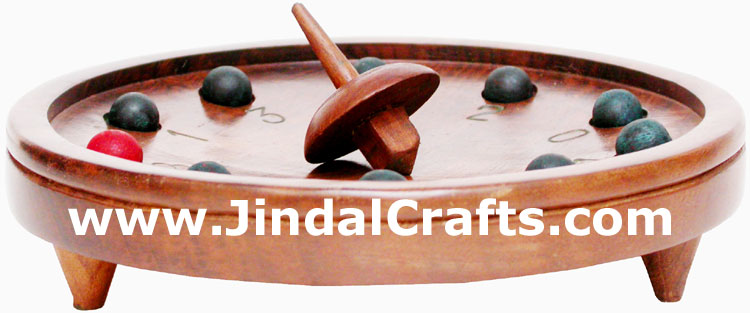 Umbrella Top Ball - Handmade Wooden Traditional Game