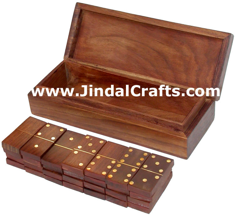 Double Six Domino - Handmade Wooden Game