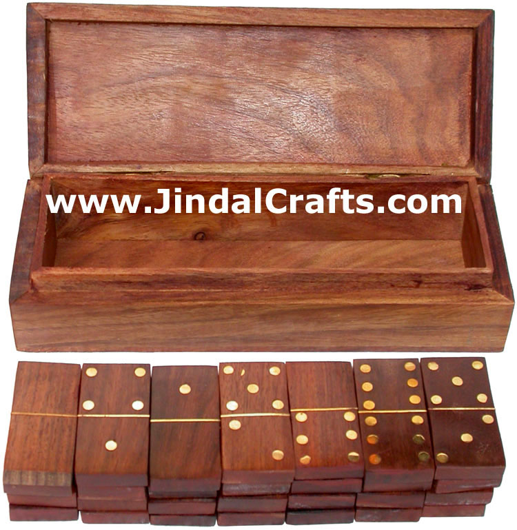 Double Six Domino - Handmade Wooden Game