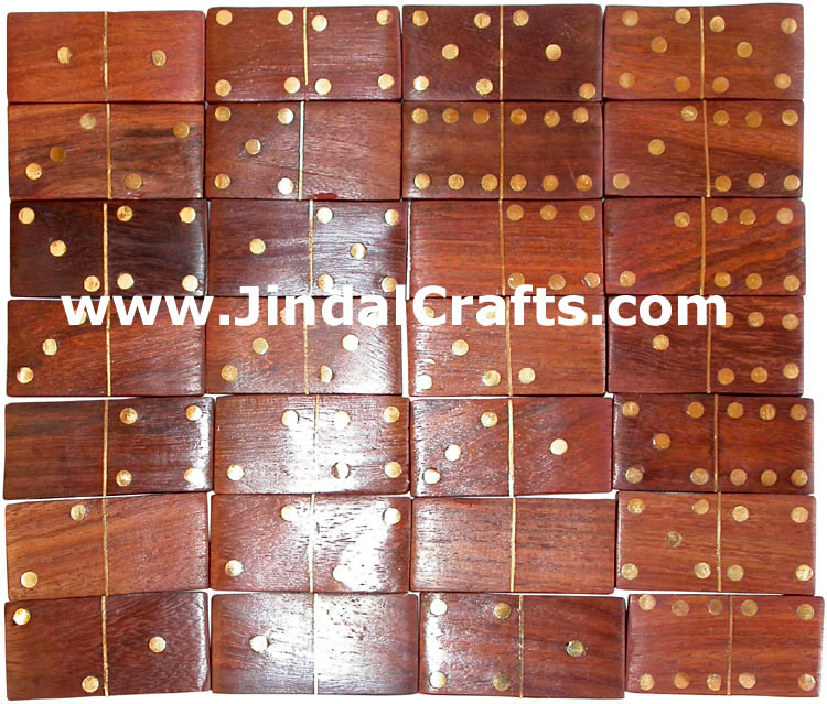 Double Six Domino - Handmade Wooden Game