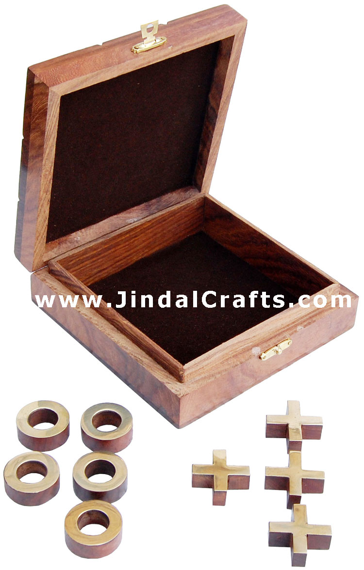 Tic Tac Toe - Indian Traditional Wooden Game