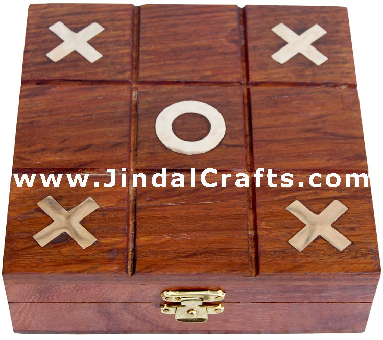Tic Tac Toe - Indian Traditional Wooden Game