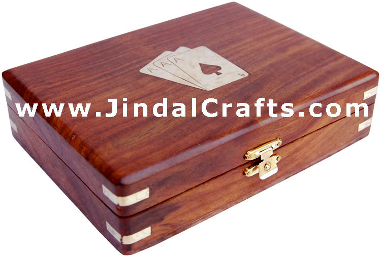 Double Card Box - Indian Traditional Wooden Game