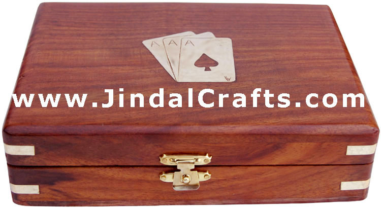 Double Card Box - Indian Traditional Wooden Game