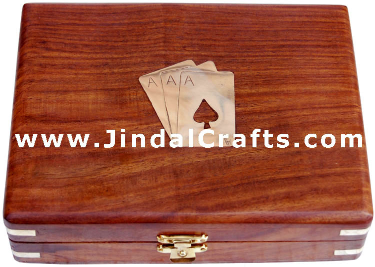 Double Card Box - Indian Traditional Wooden Game