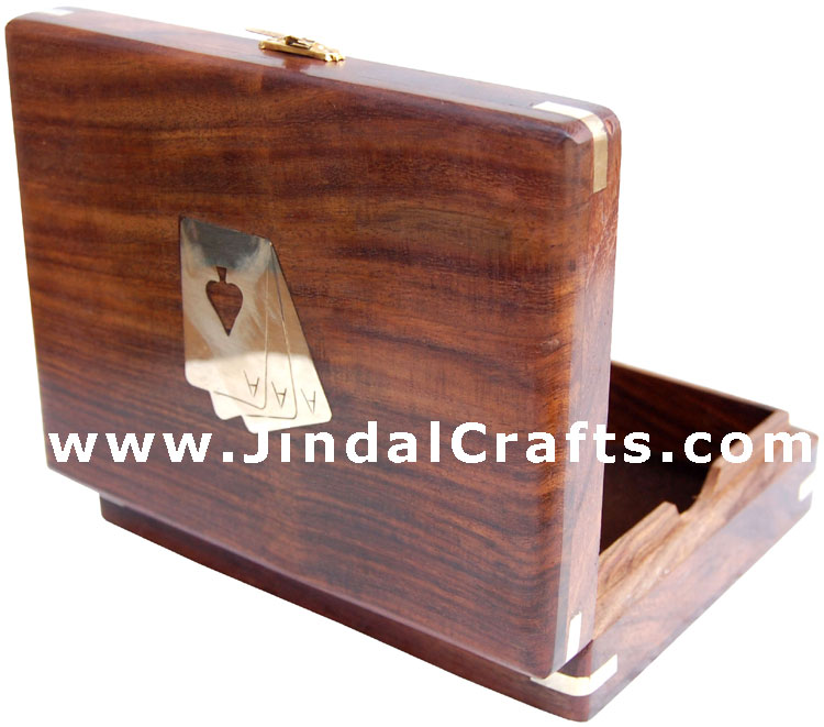 Double Card Box - Indian Traditional Wooden Game