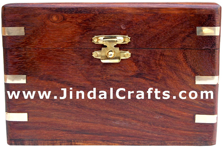 Double Six Domino Box - Indian Traditional Wooden Game