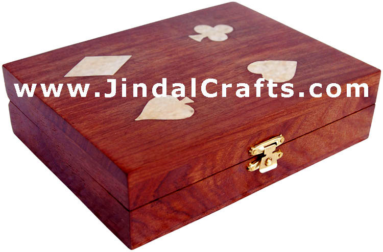 Double Card Box - Indian Traditional Wooden Game